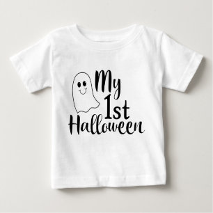 Camiseta Meu Fantasma De Bebê Bonito De Halloween De 1rua