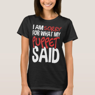 Camiseta Meu Fantoche Disse - Fantoche Ventriloquista