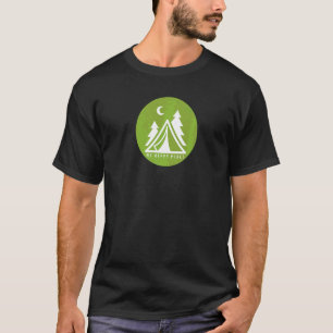 Camiseta Meu feliz lugar Trendy Camper Hiker Rver Summer Va