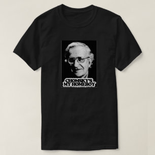 Camiseta Meu ficar em casa de Chomsky