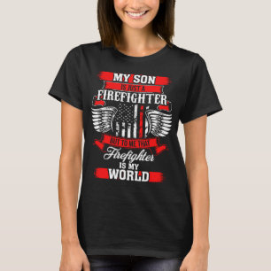 Camiseta Meu Filho Bombeiro É Meu Mundo De Volta