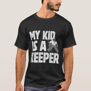 Camiseta Meu Filho É Um Goleiro De Hóquei Pai De Um Goleiro