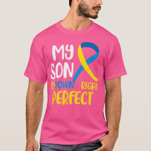 Camiseta Meu Filho Está Abaixo Da Síndrome Perfeita De Abai
