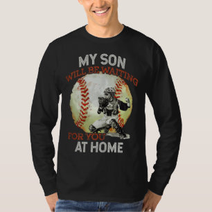 Camiseta Meu Filho Estará Esperando Por Você Em Casa, Gato