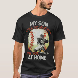 Camiseta Meu Filho Estará Esperando Por Você Em Casa, Gato 