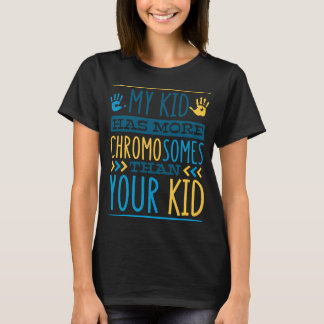 Camiseta Meu Filho Tem Mais Cromossomos T21 Down Syndrome A