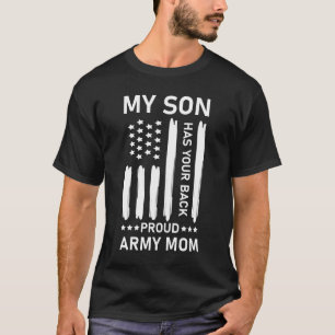 Camiseta Meu filho tem seu exército orgulhoso mãe - EUA a