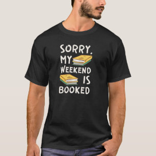 Camiseta Meu Fim de Semana é Livro Contabilizado Leia Livro