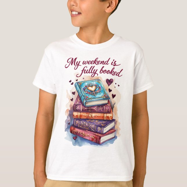Camiseta Meu fim de semana está totalmente ocupado (Frente)
