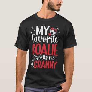 Camiseta Meu Futebol favorito Goalie vovó goleiro