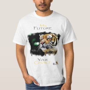 Camiseta Meu Futuro Seu Tigre Malaio