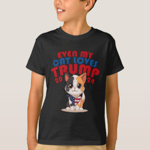 Camiseta Meu Gato ama Trump 2024 2