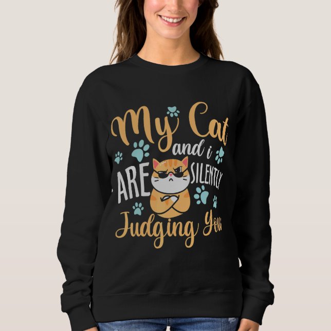 Camiseta Meu Gato E Eu Estamos Justamente (Frente)