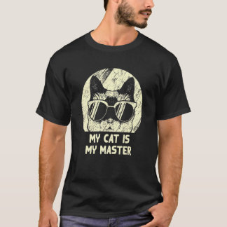 Camiseta Meu Gato É Meu Gato Mestre Gato Humor Kitten Anive