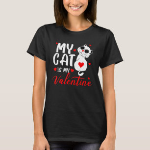 Camiseta Meu Gato É Meu Namorado Dia Dos Namorados Engraçad