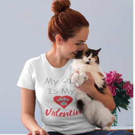 Camiseta Meu Gato É Meu Namorados