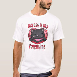 Camiseta Meu gato é meu Namorados Black Cat