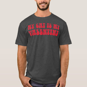 Camiseta Meu Gato É Meu Namorados Gato Mãe Gato Namorados