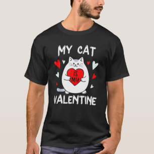 Camiseta Meu Gato É Meu Namorados - Solteiro Engraçado Ad