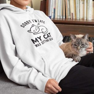 Camiseta Meu Gato Estava Sentado Em Mim