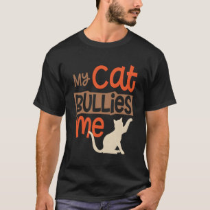 Camiseta Meu Gato Me Assusta Gatinho Enrugado Com Amor De P