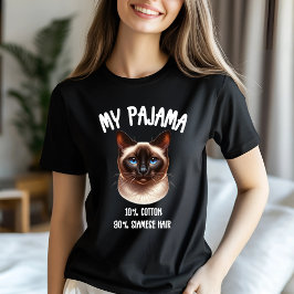Camiseta Meu Gato Pajama Siamese