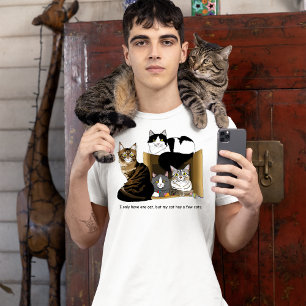Camiseta Meu Gato Tem Gatos