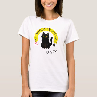 Camiseta meu gato travesso