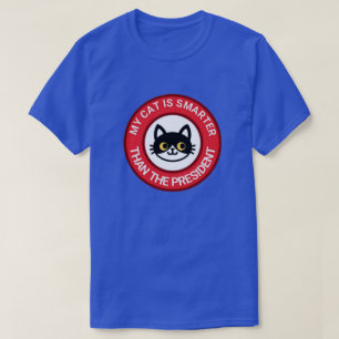 Camiseta Meu Gato Tuxedo É Mais Inteligente Que O President