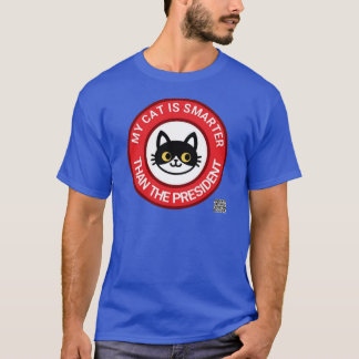 Camiseta Meu Gato Tuxedo É Mais Inteligente Que O President