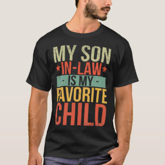 Camiseta Meu Genro É Meu Filho Favorito Pais Engraçados