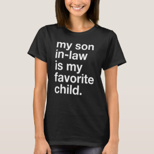 Camiseta Meu Genro É Meu Filho Favorito Piada Família Diver