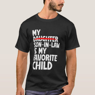 Camiseta Meu genro é meu filho favorito vintage mãe-