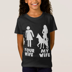 Camiseta Meu German shepherd Seu Presente De Esposa