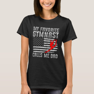 Camiseta Meu ginasta favorito me chama de ginástica rítmica