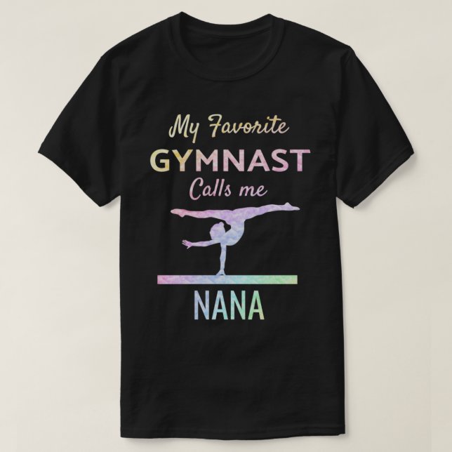 Camiseta Meu ginasta favorito me chama de ginástica rorosa  (Frente do Design)