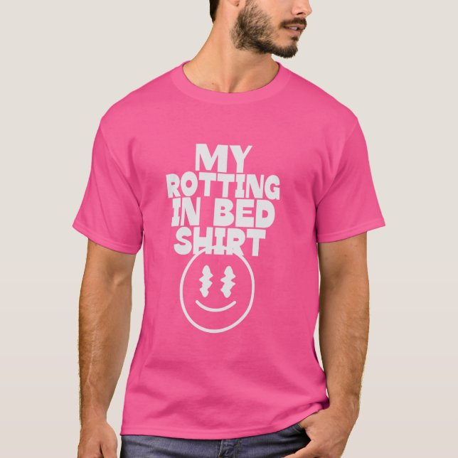 Camiseta Meu giro na cama, Design engraçada, rotação oficia (Frente)