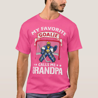 Camiseta Meu Goalie Favorito Me Chama De Hockey De Futebol 