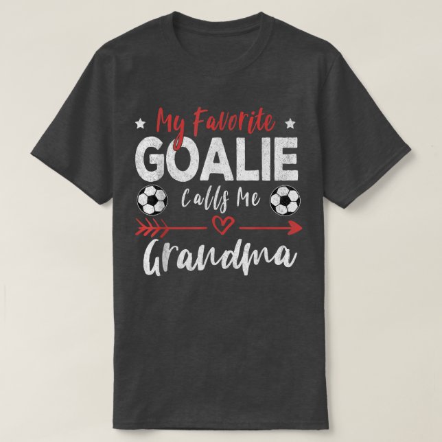 Camiseta Meu Goalie Favorito Me Chama De Jogador De Futebol (Frente do Design)