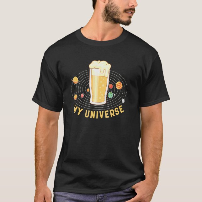 Camiseta Meu Gráfico de Cerveja Universo (Frente)