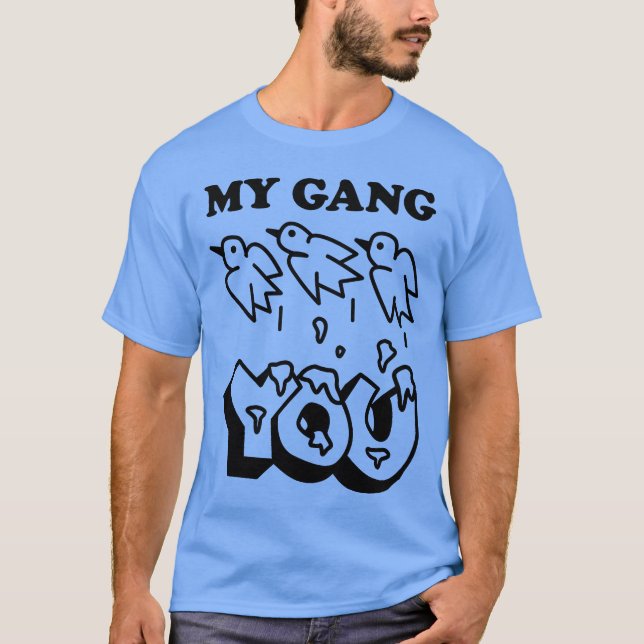 Camiseta MEU GRUPO vs VOCÊ retrô (Frente)
