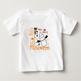 Camiseta meu hábito de bebê de 1rua de halloween
