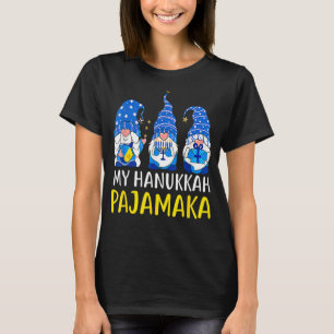 Camiseta Meu Hanukkah Pajamakah Chanukah Pajamas PJs