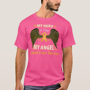 Camiseta Meu Herói agora é meu anjo, Cancer de Infância Awa