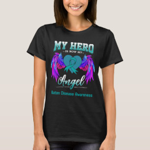 Camiseta Meu Herói Agora É Meu Anjo Conscientização da Doen