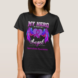 Camiseta Meu Herói Agora É Meu Anjo Conscientização sobre T