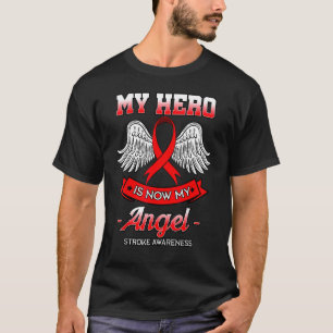 Camiseta Meu Herói Agora É Meu Anjo Traçou Neurologistas Ve