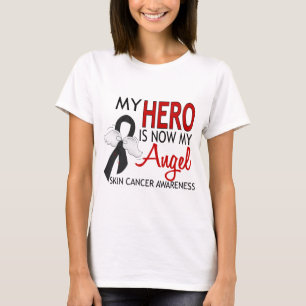 Camiseta Meu herói é meu cancer de pele do anjo