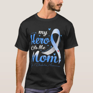 Camiseta Meu Herói Me Chama Mãe A Sensibilização Para Diabe