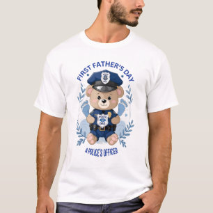 Camiseta 👮 ‍ ♂️ "Meu Herói, Meu Pai" - Primeiro Dia do Pai
